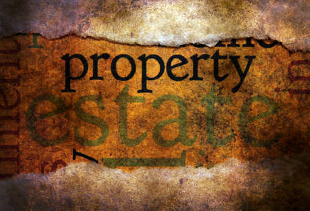 Property and estate grunge conceptの写真素材