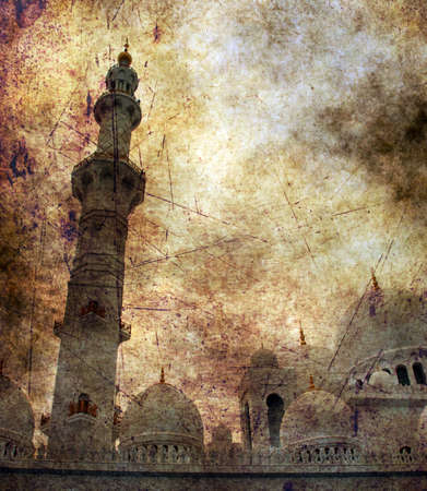 Mosque grunge conceptの写真素材