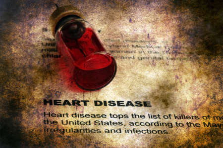Heart disease grunge conceptの写真素材
