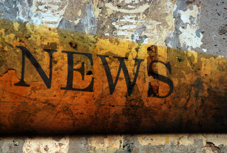 News text grunge conceptの写真素材