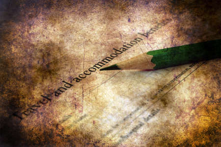 Travel form  grunge conceptの写真素材