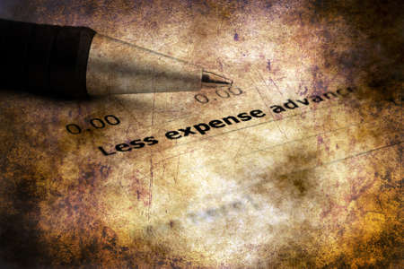 Expense form grunge conceptの写真素材