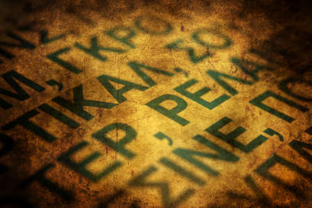 Greek letters grunge conceptの写真素材
