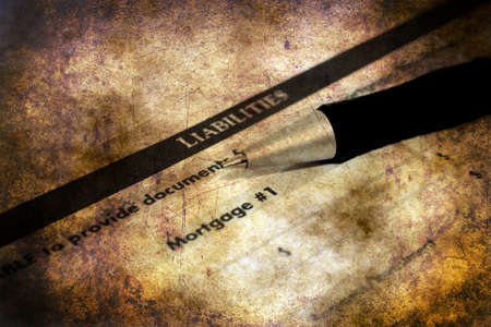 Mortgage form grunge conceptの写真素材