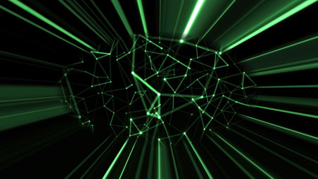 Abstract Plexus Technology Science And Engineeringの写真素材