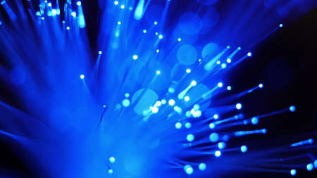 Close up of fiber opticsの写真素材
