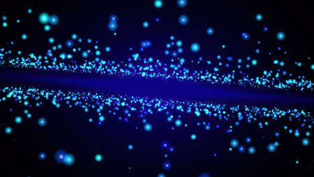 Shining Lights And dust particles Background