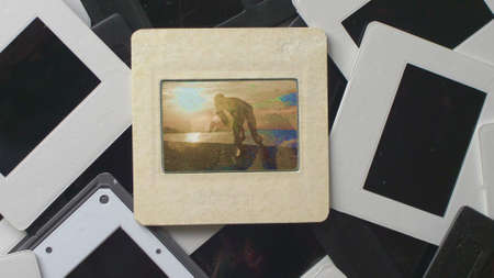Broken Film Memories On Vintage Slide Film