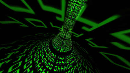 Driving through binary data tunnel