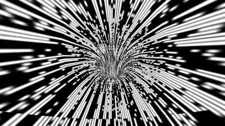 Driving through the bit stream digital pixel tunnelの写真素材