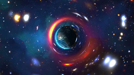 Planet Earth Seen From Spaceの写真素材