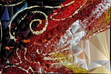 Polygonal geometric pattern triangles background