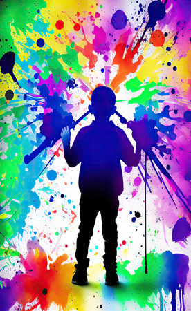 World autism awareness day.Autism spectrum disorders and neurodiversity awarenessの写真素材