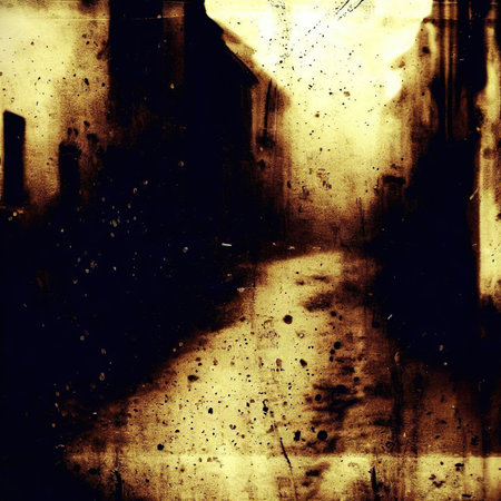 Grunge film leader with dust and scratchesの写真素材