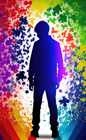 World autism awareness day conceptの写真素材