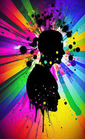 World autism awareness day.Autism spectrum disorders and neurodiversity awarenessの写真素材