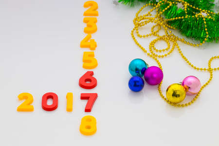 New Year 2017 is coming concept. Happy New Year 2017 replace 2016 conceptの写真素材