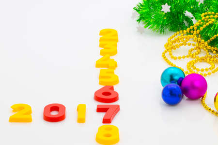 New Year 2017 is coming concept. Happy New Year 2017 replace 2016 conceptの写真素材