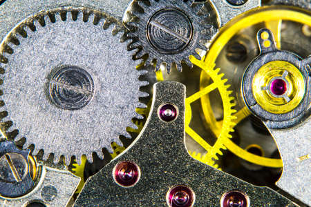 The clockwork old mechanical  high resolutionの写真素材