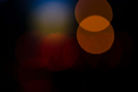 Abstract Color Background. Blurred Lights Bokeh. De focused Light.