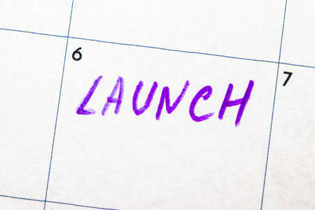 lunch is the text written on the calendar in red marker.