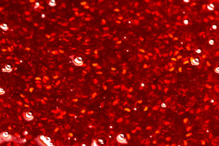 background of raspberry jam. macro Raspberry jam background.の写真素材