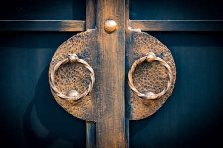 The fragment of forged metal products. close-up.の写真素材