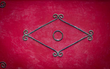 The fragment of forged metal products. close-up.の写真素材