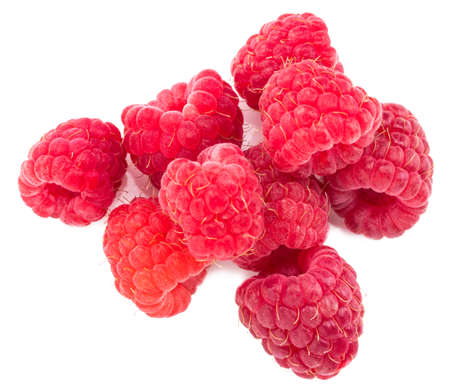 Raspberry. Raspberry isolated. Raspberry on white background.