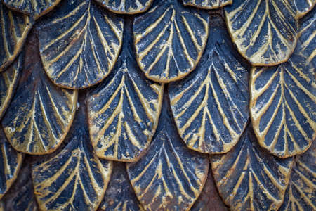 The fragment of forged metal products. close-up.の写真素材