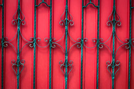 The fragment of forged metal products. close-up.の写真素材