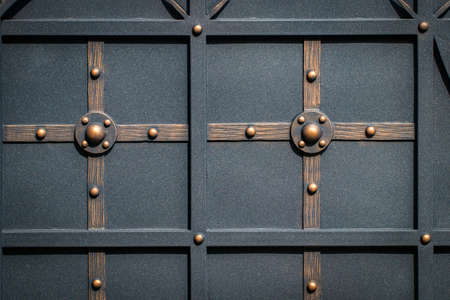 The fragment of forged metal products. close-up.の写真素材