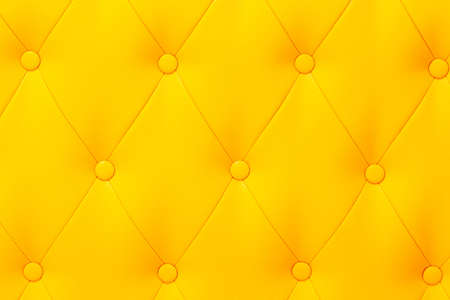 Elegant saturated glossy yellow leather texture of sofa chair.の写真素材