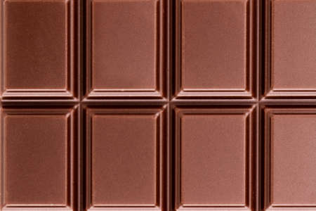 Texture of the milk chocolate bar from top view.