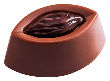 chocolate candy isolated on white background. Clipping path.の写真素材