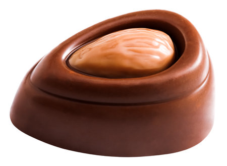 chocolate candy isolated on white background. Clipping path.の写真素材