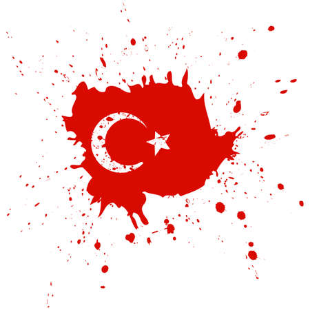 Republic day in Turkey concept.のイラスト素材