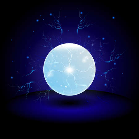 Magical glowing ring background.のイラスト素材