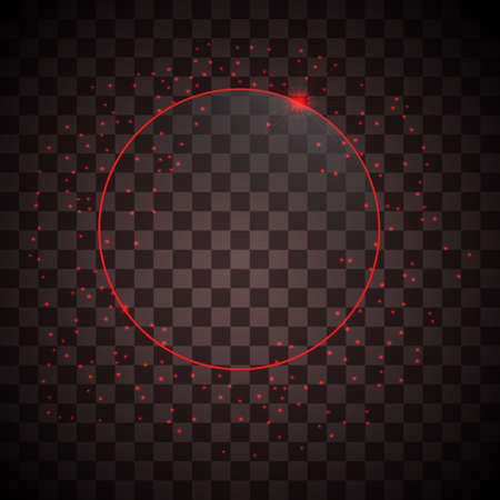 Shining circle banner.のイラスト素材