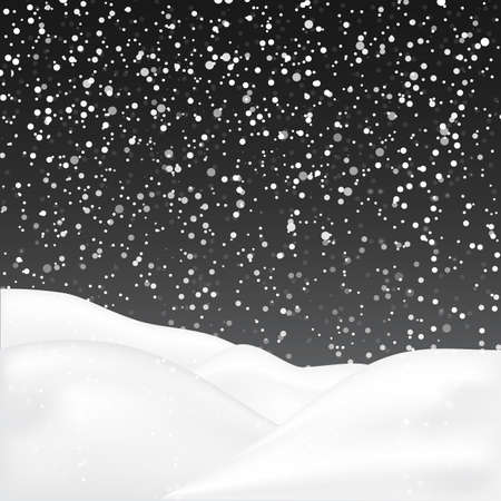 Falling snow pattern.のイラスト素材