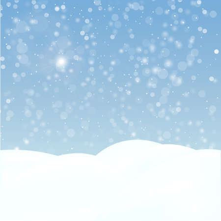 Falling snow pattern.のイラスト素材