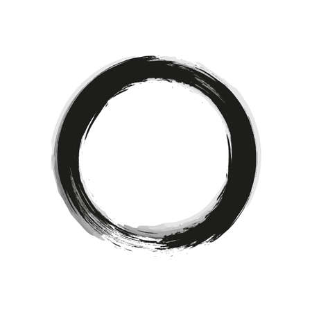 Black abstract circle. Frame.の写真素材