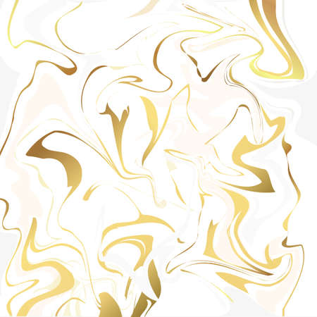Marble with golden texture background vector illustration. Pattern.のイラスト素材