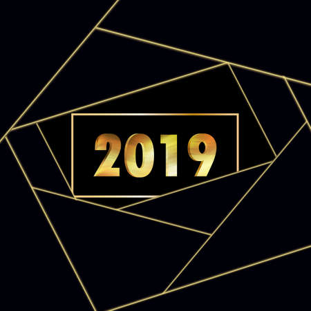 2019 Happy New Year Background for your Seasonal Flyers and Greetings Card or Christmas themed...