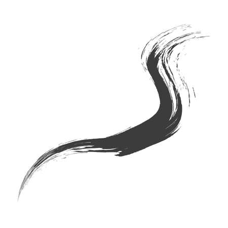 Paint splatter background. Grunge distress calligraphy ink stains. Black ink blow explosion. Splatter background. Spray paint drops.のイラスト素材