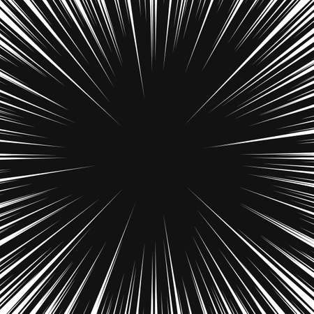 Comic book speed horizontal lines backgroundのイラスト素材