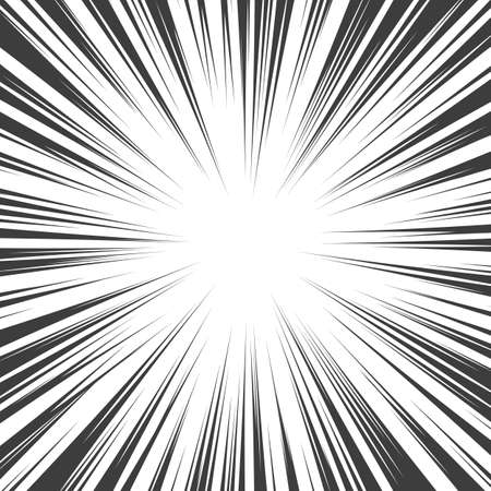 Comic book speed horizontal lines backgroundのイラスト素材