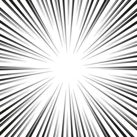 Comic book speed horizontal lines backgroundのイラスト素材