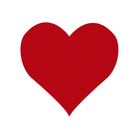 vector grunge heart, Valentine day, illustration vintage design elementのイラスト素材