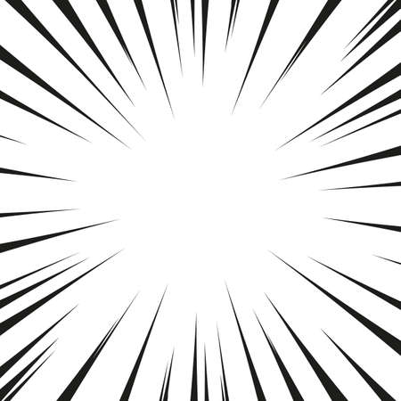 Comic book speed horizontal lines backgroundのイラスト素材